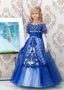 Elégante robe en dentelle de Noël pour les filles