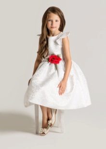 Robe de mariée élégante et courte pour fille