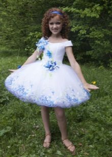 Robe élégante avec une jupe un sac pour la fille