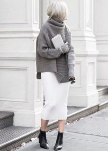 Jupe crayon sportive