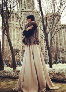 jupe d'hiver moelleuse