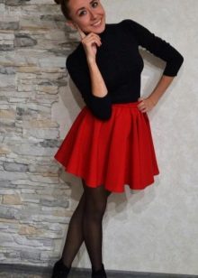 jupe rouge
