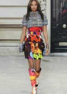 jupe de couleur avec élastique