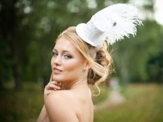 Chapeau de mariage pour une robe de mariée pour un second mariage