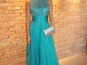 accessoires de robe turquoise