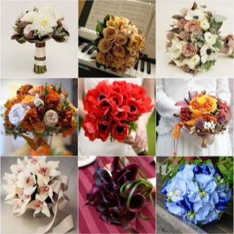Bouquet de mariée sous la robe d'ivoire