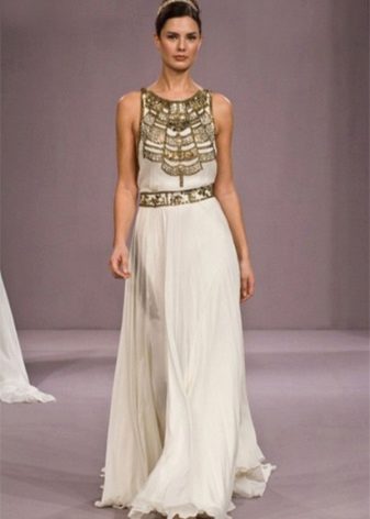 Robe de mariée à la grecque