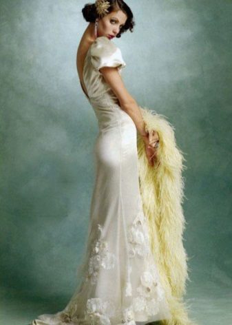 Robe de mariée des années 30