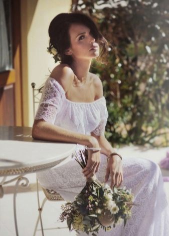Robe de mariée de style hippie