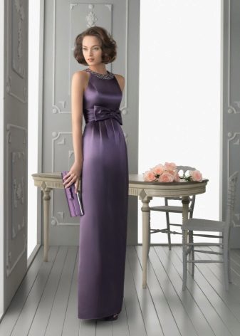 Robe de soirée violette