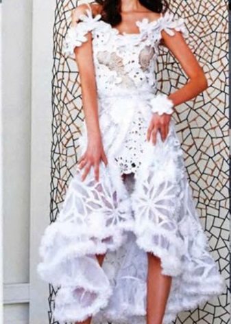Cape De Mariage Au Crochet