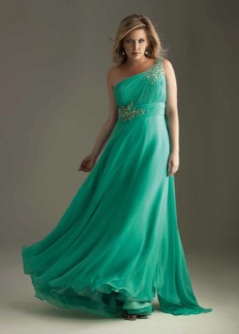 Robe de soirée en mousseline