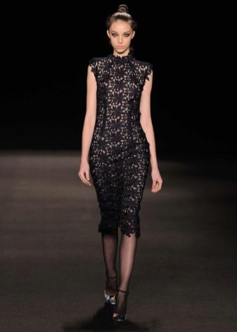 Robe de soirée courte de Monique Lulieres