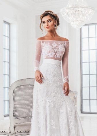 Pas magnifique robe de mariée en dentelle