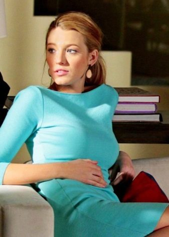 Robe turquoise chaude