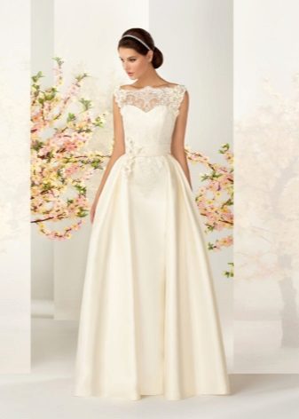 Robe de mariée couleur ivoire