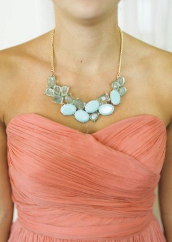 Accessoires pour robe corail