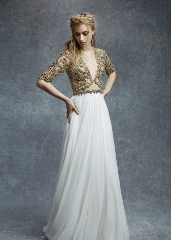 Robe ivoire pour blonde