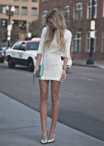 Robe de lait en combinaison avec turquoise