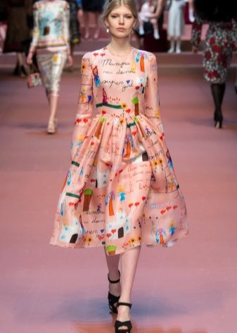 Robe de pêche avec imprimé