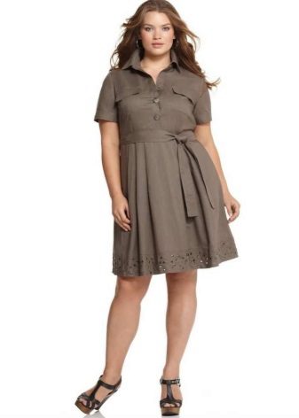 Robe safari pour plein