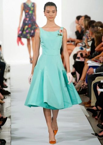robe midi menthe