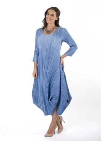 Robe ballon pour femme avec figure en forme de poire