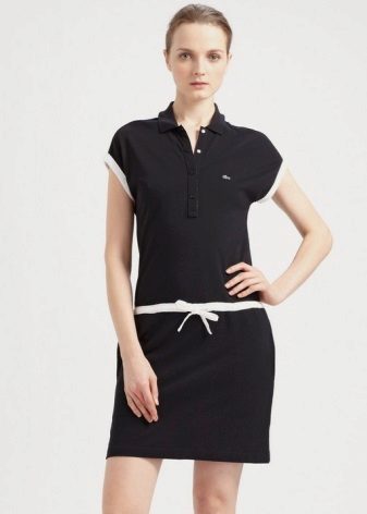 Robe de polo femme avec hanches pleines