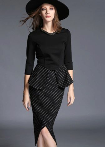 Robe combinée avec basky