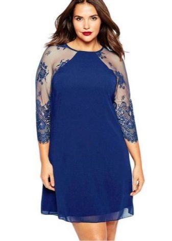 Robe élégante avec des manches raglan pour un plein