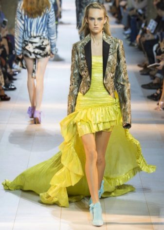 Veste à habiller avec un train