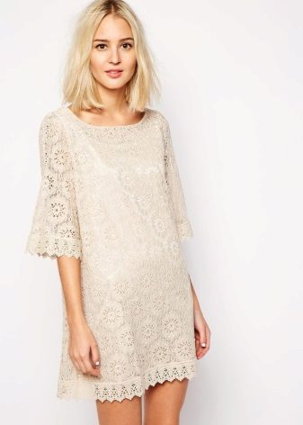 Robe tunique transparente