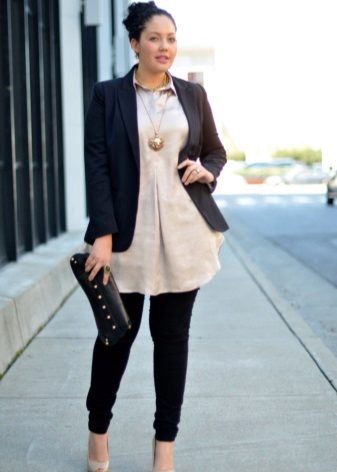 Robe tunique pour le plein