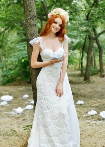 Robe de mariée tricotée par Anna Radaeva