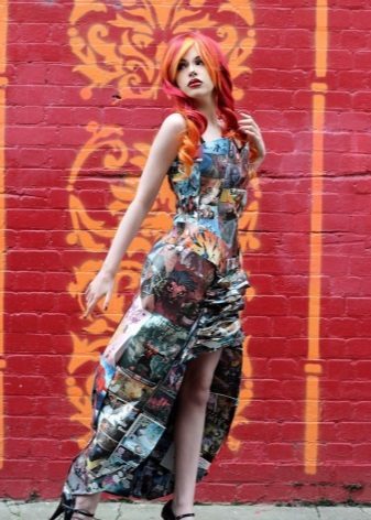 Robe du magazine avec une coupe