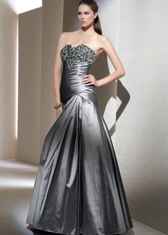 Robe bustier taille basse