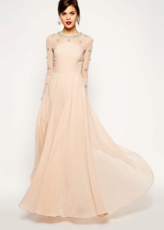 Robe de sol beige
