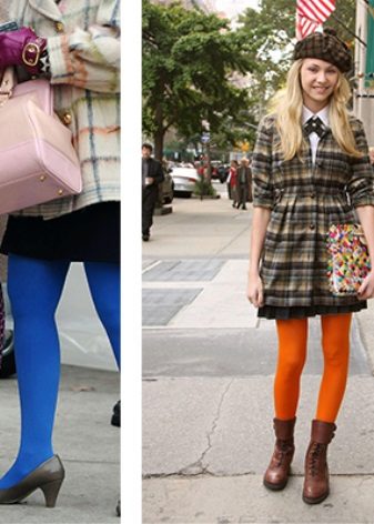 Collants brillants pour les adolescents