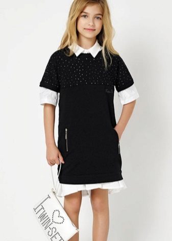 Robe pour fille 13-14 ans noire