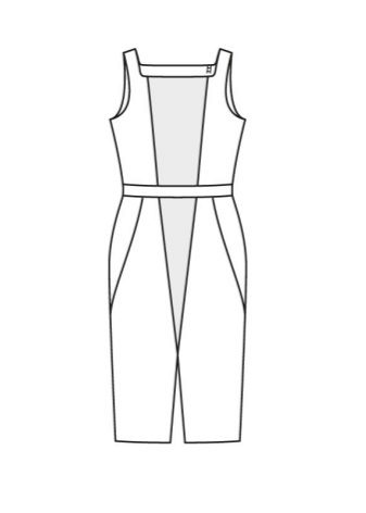 Colorblocking bricolage design dress dress - dessin technique