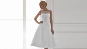 Robe de mariée mi-longue