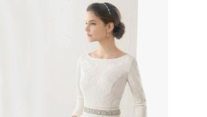 Robes de mariée fermées avec des manches