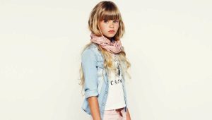 Vestes en jean pour les filles - la mode pour enfants de cette année