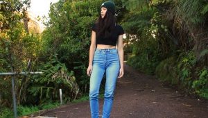 Jeans taille haute