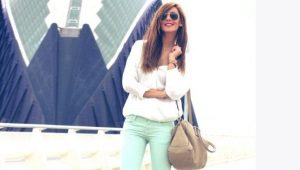 Pantalon à la menthe