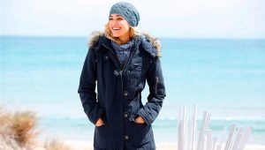 Parka das mulheres azul