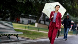 Parapluie semi-automatique