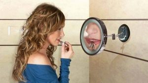 Miroirs cosmétiques grossissants: caractéristiques et avantages