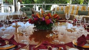 Subtilités de servir la table de fête