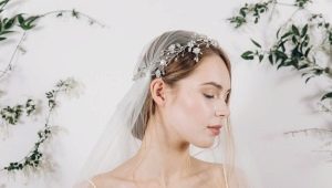 Coiffures de mariage avec un voile: images élégantes et recommandations sur la sélection